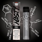 Одноразовая электронная сигарета Nasty Fix Go Vanilla Cuban 1500 Табак с ванилью 50мг от EcoSmoke
