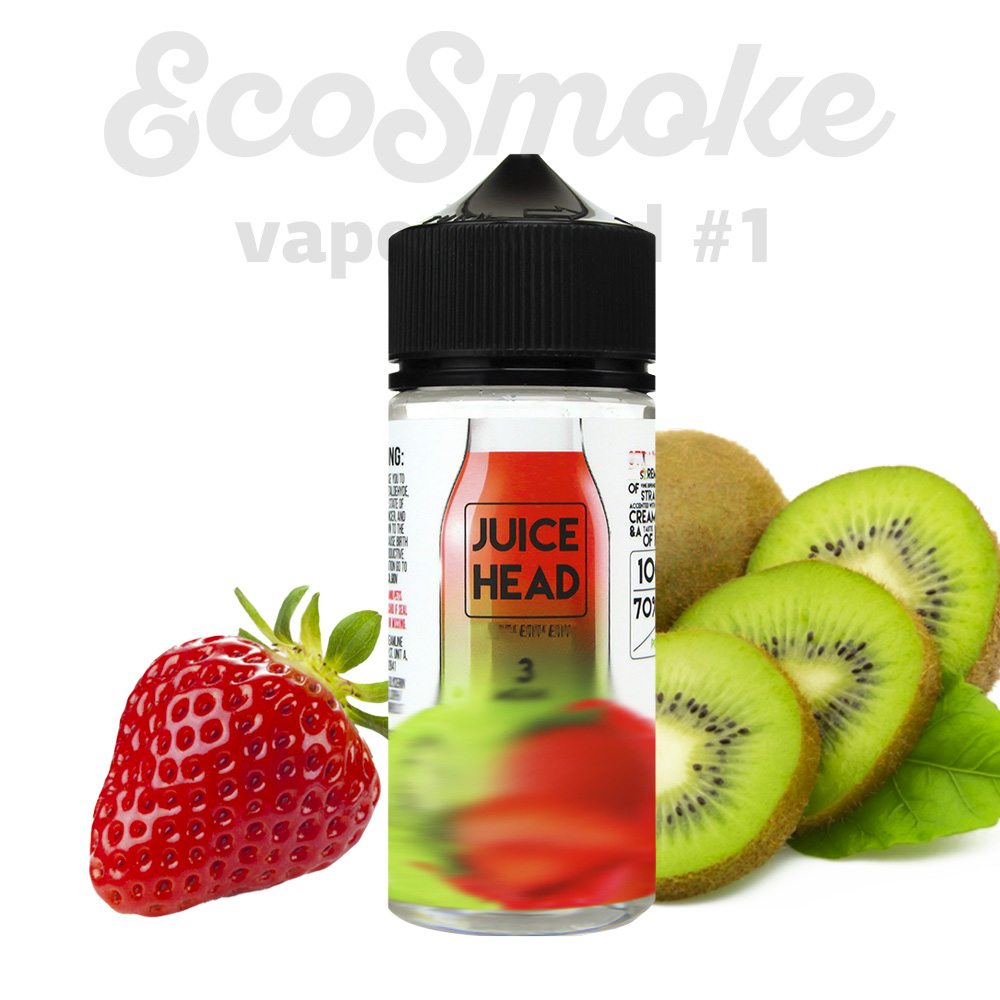 Juice Head Strawberry Kiwi 100мл 3мг (клубника, киви) от EcoSmoke