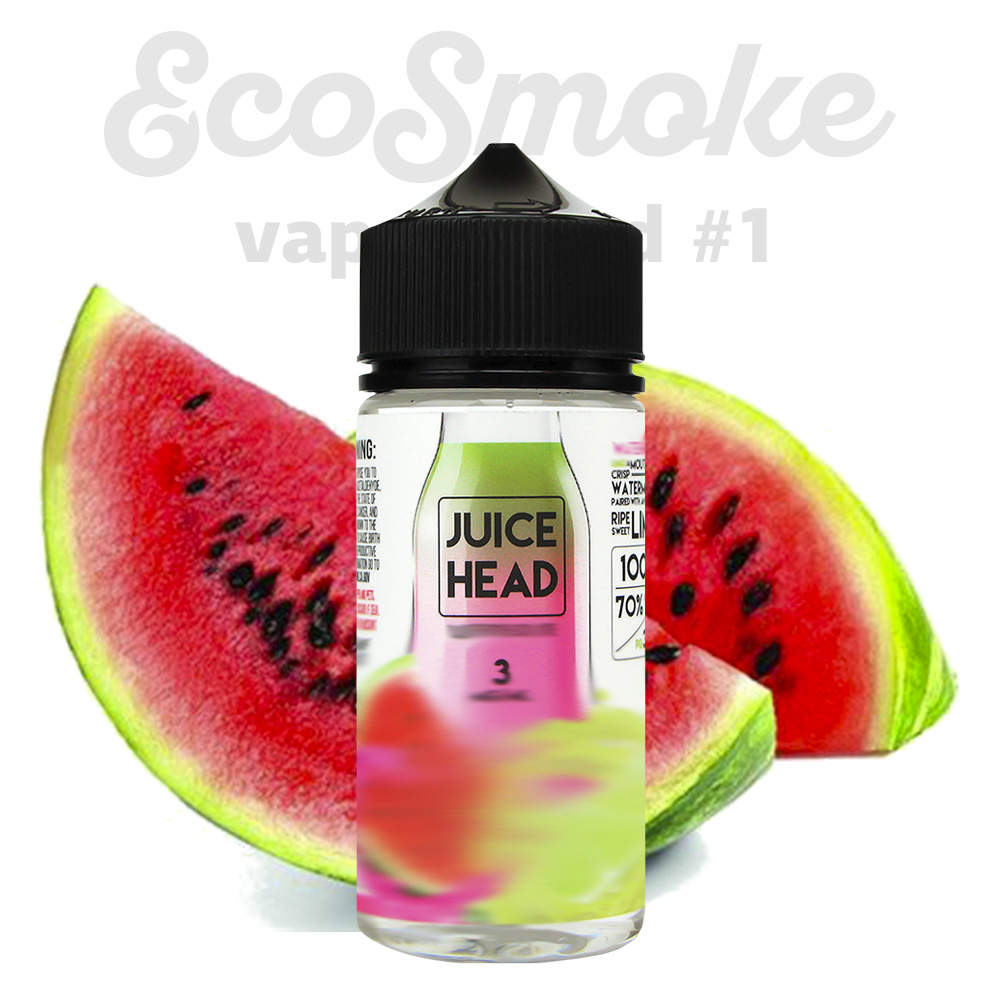 Juice Head Watermelon Lime 100мл 3мг (арбуз, лайм) от EcoSmoke