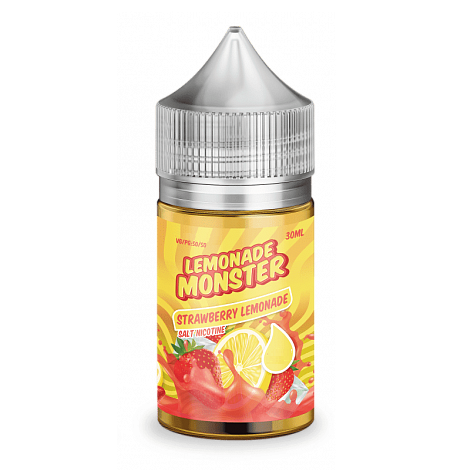 Lemonade Monster SALT Strawberry 30мл 20мг (клубничный лимонад) от EcoSmoke