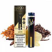 Одноразовая электронная сигарета Dinner Lady V 2000 Vanilla Tobacco 20мг (табак с ванилью) от EcoSmoke